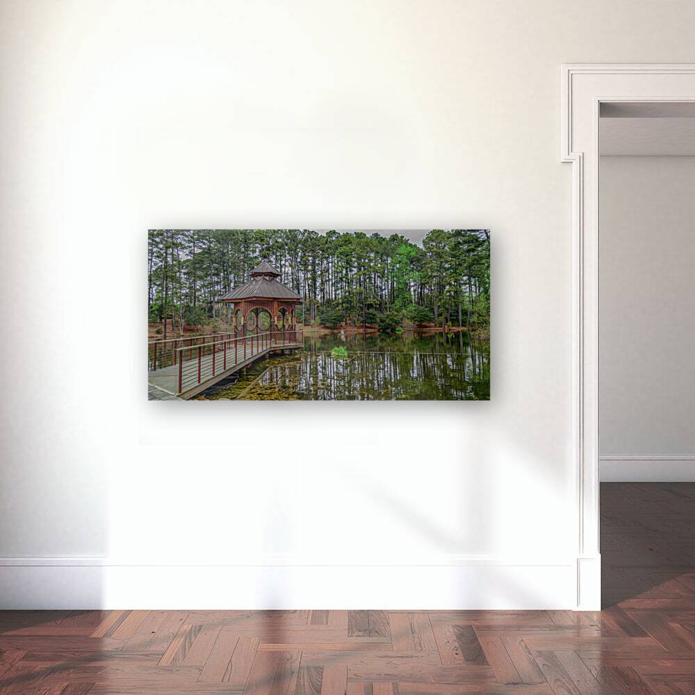 Pond Gazebo in Color Reproduction