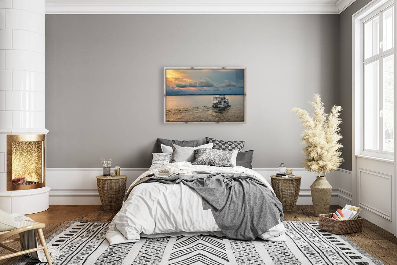 Sunset Sails: Beauforts Canvas of Romance Reproduction