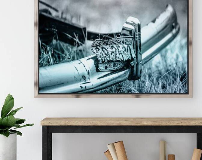 Rustic Relic - Blue Plate by Dream World Images