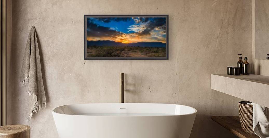 CELESTIAL CANVAS OVER ARID SILENCE by Dream World Images