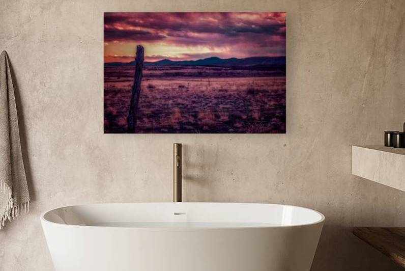 Timeless Solitude Under Painted Skies by Dream World Images