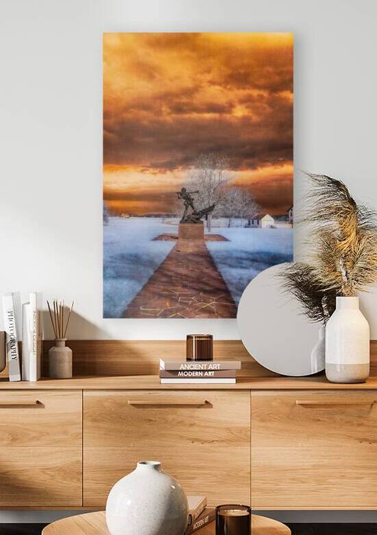 Stormy Determination: Mississippi Monument at Gettysburg by Dream World Images