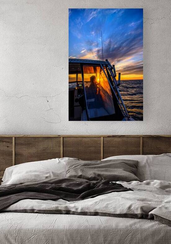 Golden Horizons: A Birthday Boat Ride with Wet Net Charters by Dream World Images