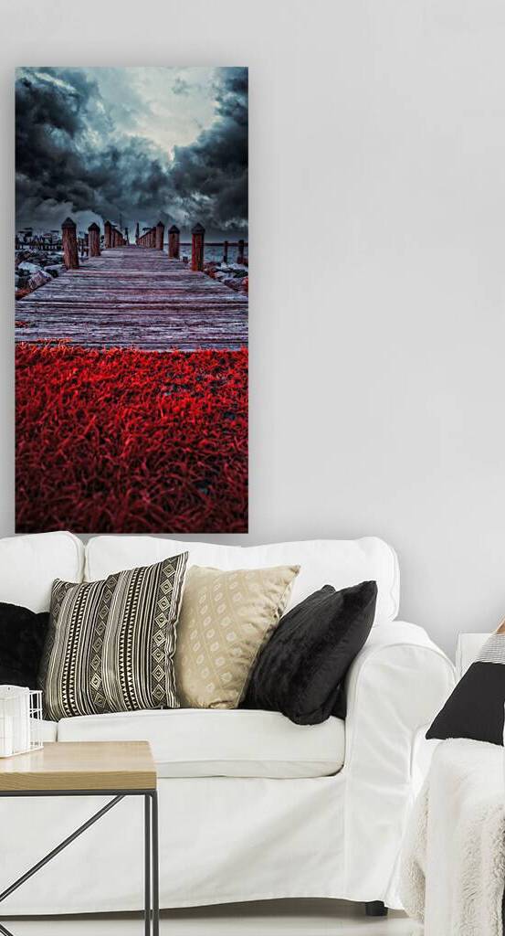 Storms Dance: A Memorable Infrared Moment on Brooms Island Maryl by Dream World Images