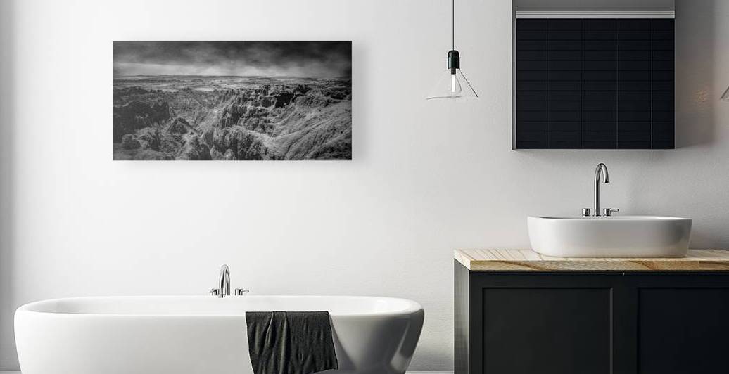 Shadows of the Earth: A Canyon Dream in the Badlands by Dream World Images