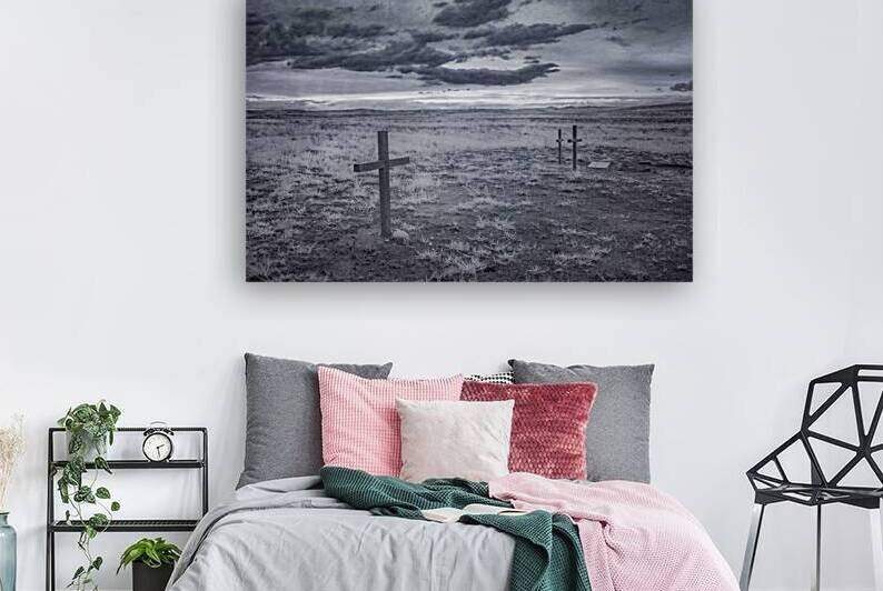 Silent Crosses: Fort Laramie Wyoming by Dream World Images