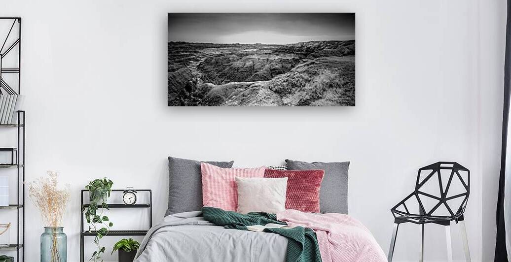 Shadows of the Earth: Echoes of the Badlands White River by Dream World Images