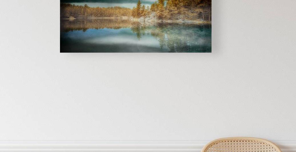 Infrared Tranquility: Capturing the Essence of Bismarck Lake by Dream World Images