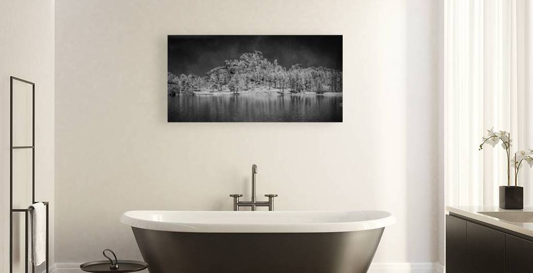 Mystic Shores: A Sylvan Lake Symphony by Dream World Images