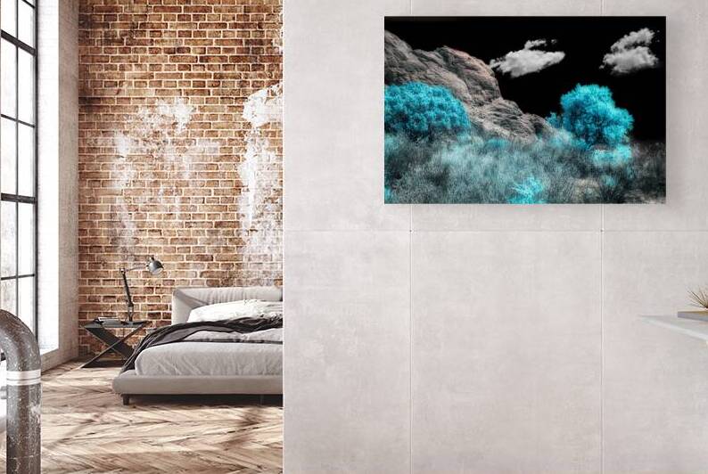 Majestic Rock Wall: Exploring Garden of the Gods Blue Mountain by Dream World Images