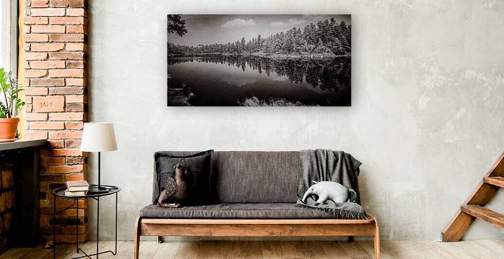 Mystical Waters: Infrared Dream at Bismarck Lake by Dream World Images