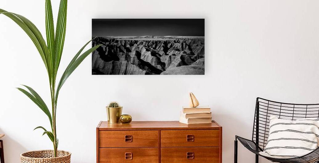 Shadows of the Earth:  A Badlands Vista by Dream World Images