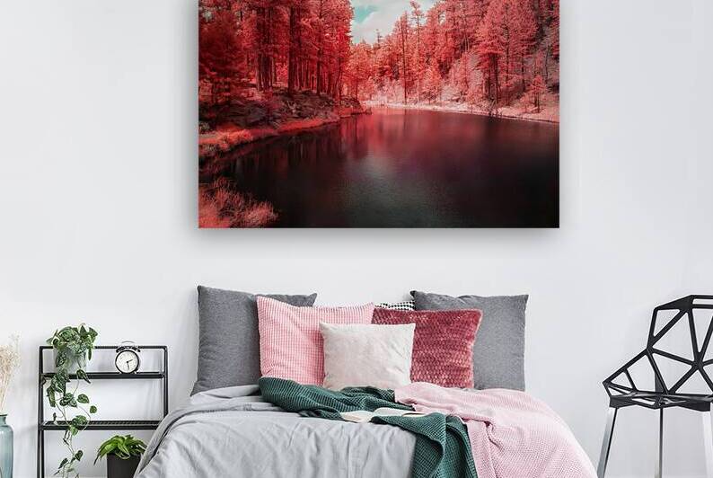 Cooliage Red Pond by Dream World Images