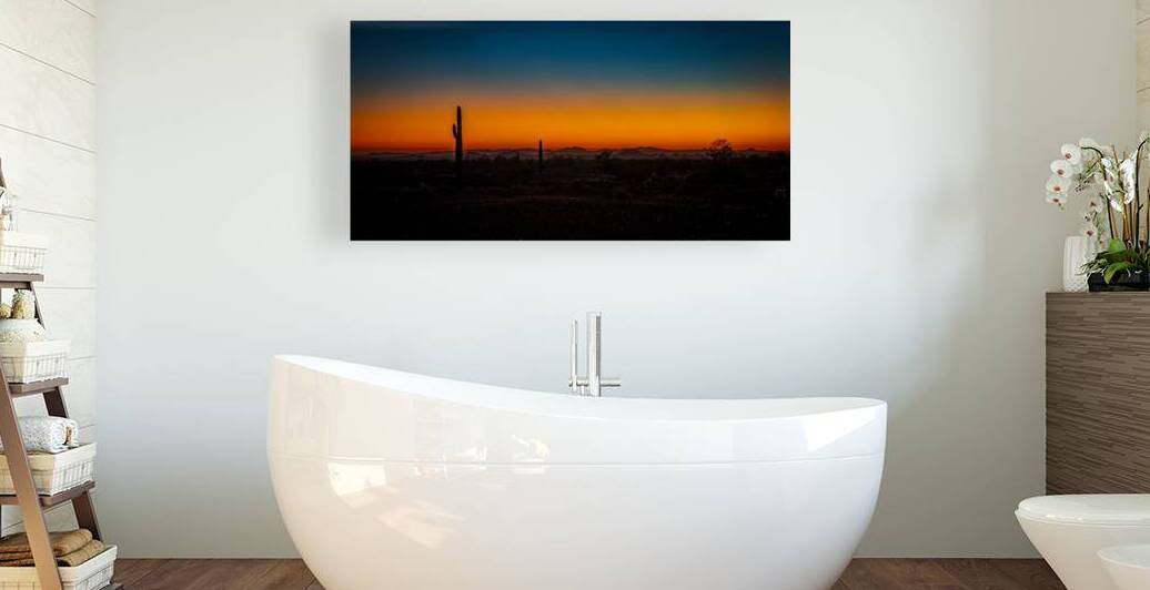 Desert Crescendo at Dusk by Dream World Images