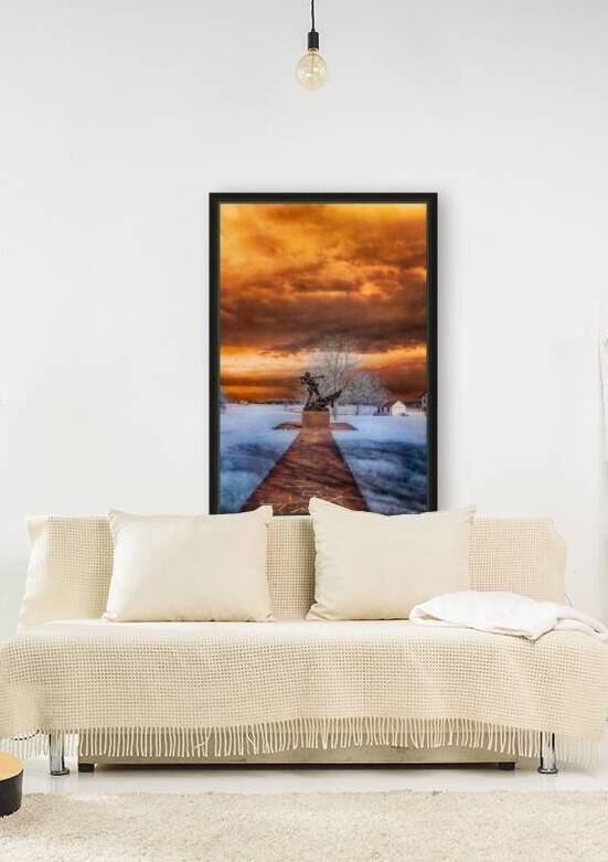 Stormy Determination: Mississippi Monument at Gettysburg by Dream World Images