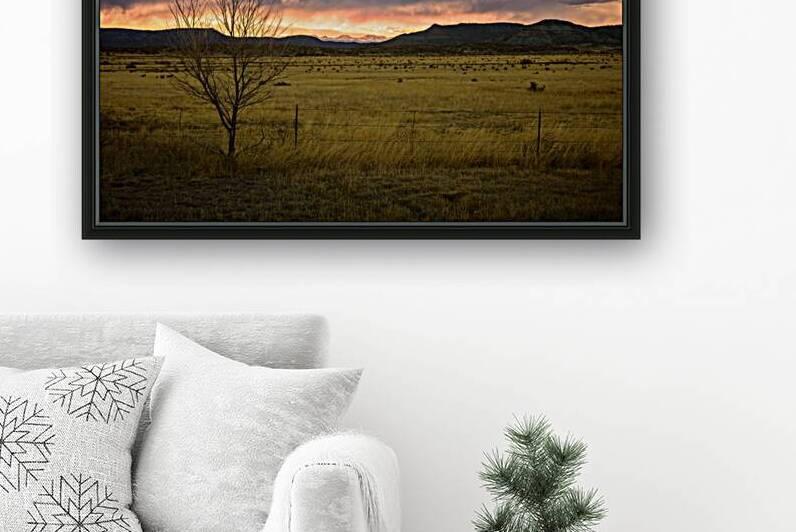 PRAIRIE RADIANCE: SUNSET SYMPHONY NEAR COLD BEER NEW MEXICO by Dream World Images