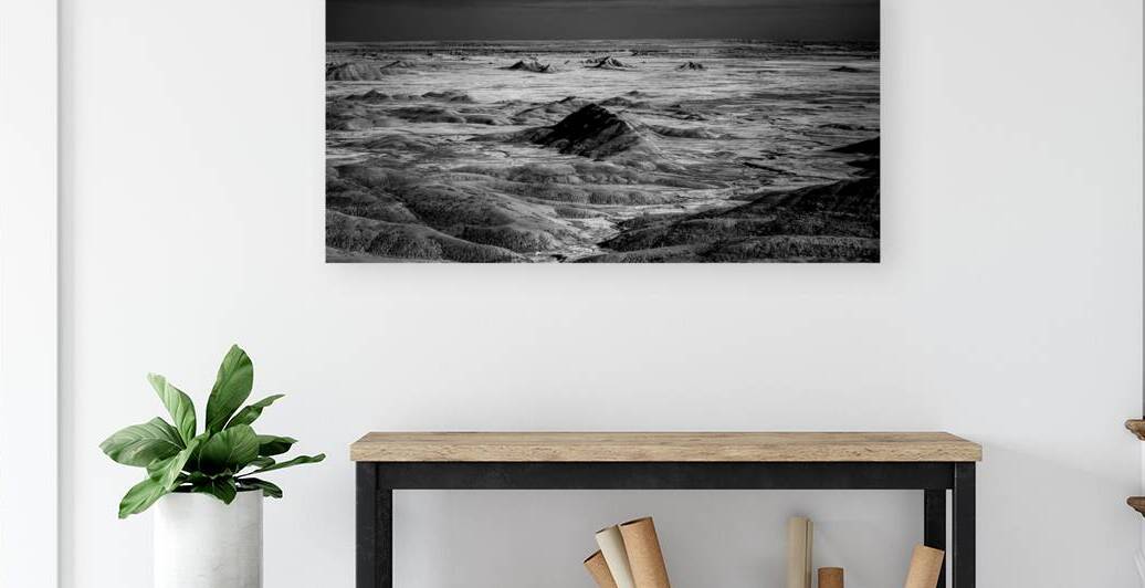 Shadows of the Earth: Little Badlands by Dream World Images