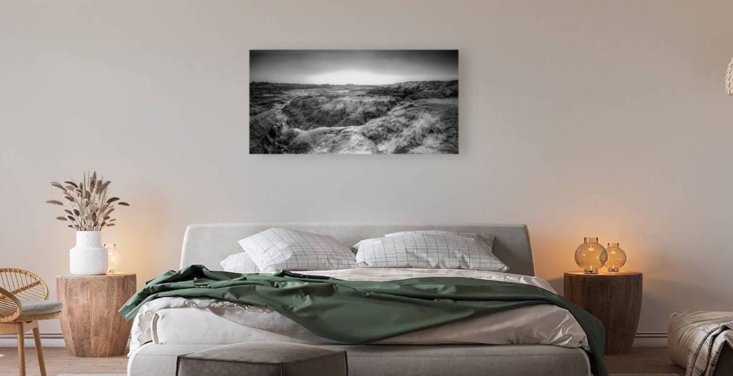 Shadows of the Earth: Echoes of the Badlands White River by Dream World Images