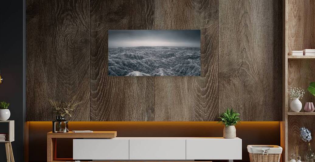 Shadows of the Earth: Ghostly Vista of the Badlands by Dream World Images