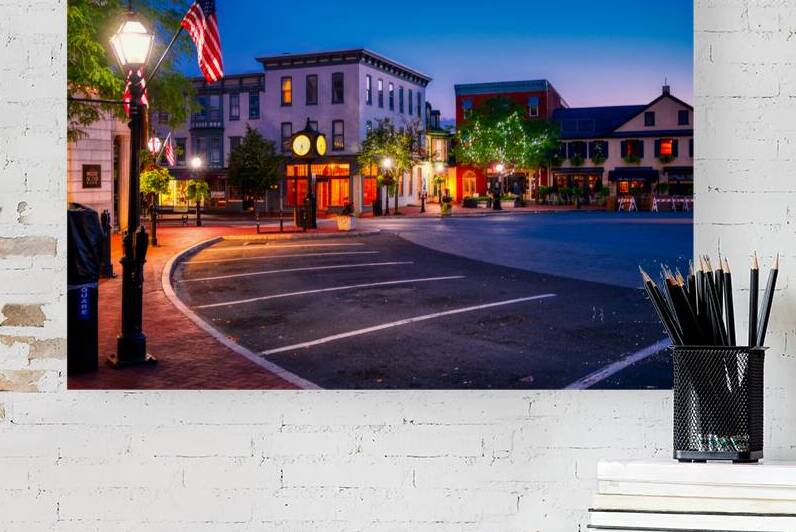 In the hushed moments before dawn a lone figure stood at the heart of Gettysburg eager to capture the essence of the town as it stirred from slumber. Armed with a camera and a sense of anticipation they ventured into the heart of history to witness the ca by Dream World Images