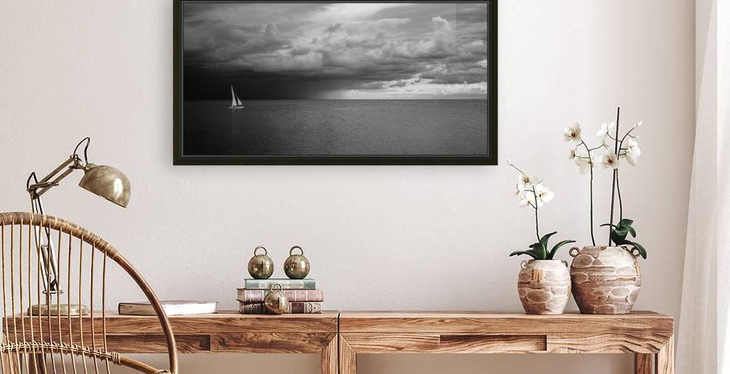 Sailing Beyond the Storms Embrace by Dream World Images