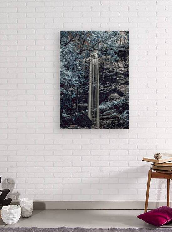 Tranquil Veil   Blue Falls by Dream World Images