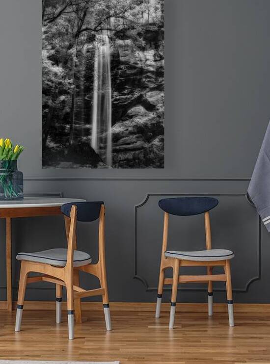 Tranquil Veil   Magenta Falls by Dream World Images