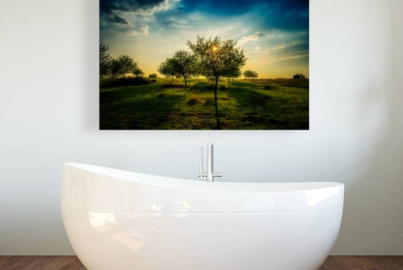 Golden Hour Symphony: Trostle Farms Enchanting Ambiance at Getty by Dream World Images