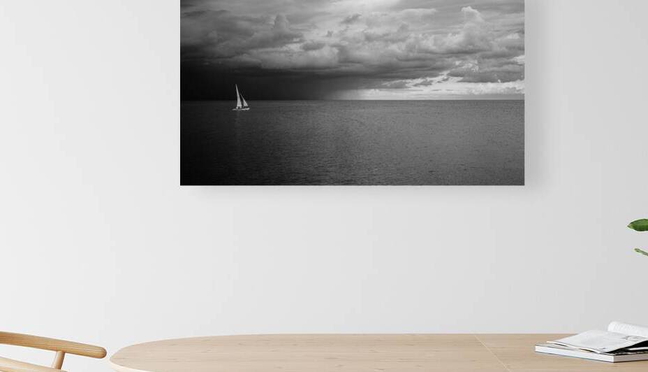 Sailing Beyond the Storms Embrace by Dream World Images