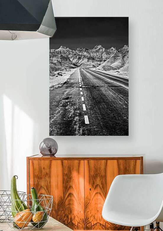 Infinite Ascent: Journeying Through the Badlands Stark Road by Dream World Images