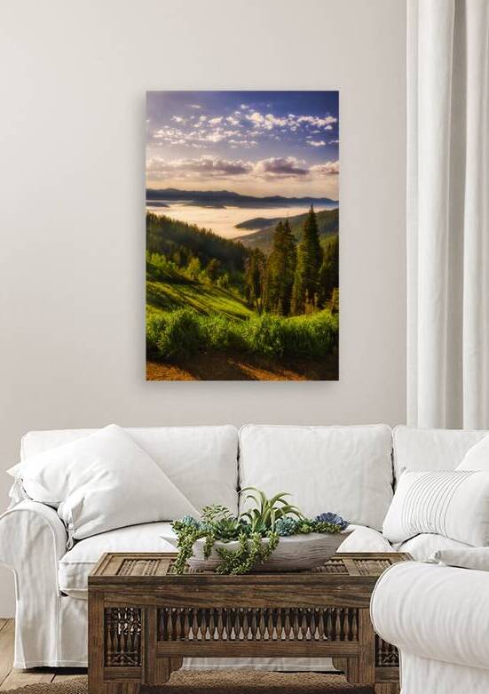 Valley of Dreams   Teton Pass Summit by Dream World Images