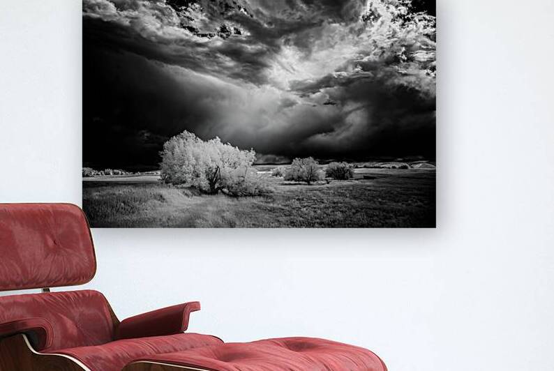 Divine Light   Wyoming Storm Theater by Dream World Images