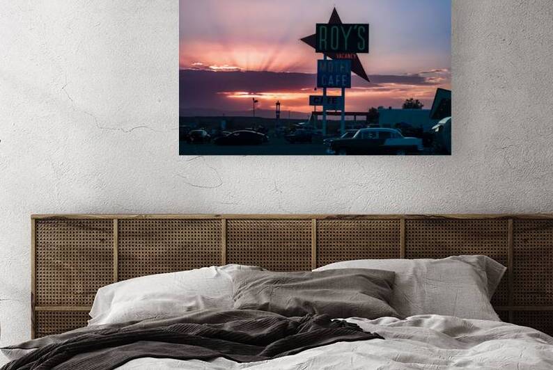 Neon Dreams on the Mother Road by Dream World Images