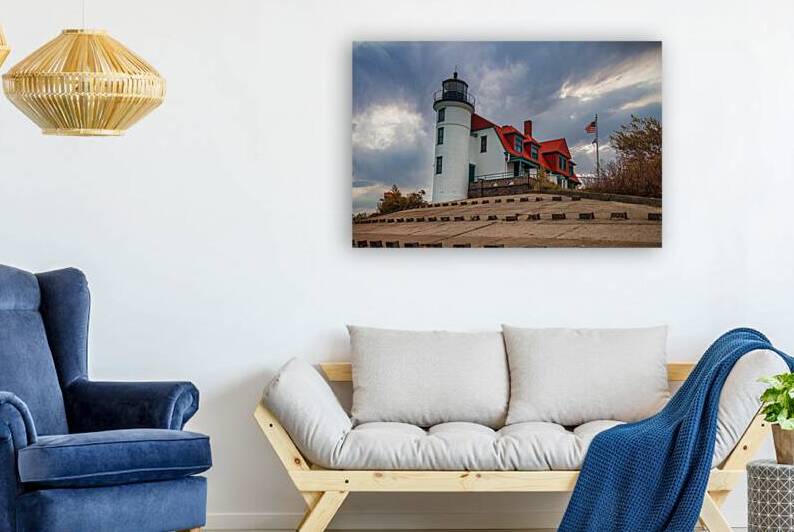 Solitary Sentinel of Lake Michigan by Dream World Images