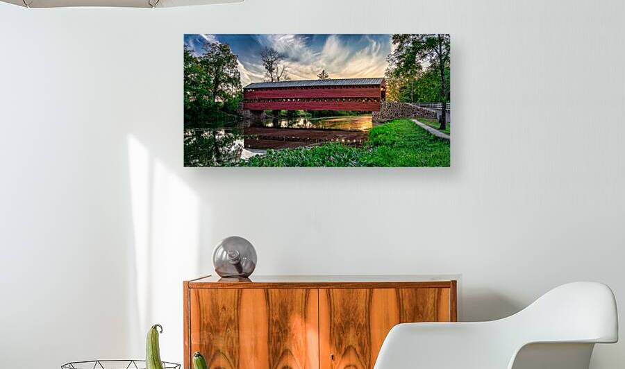 Sachs Bridge at Day’s Last Light by Dream World Images