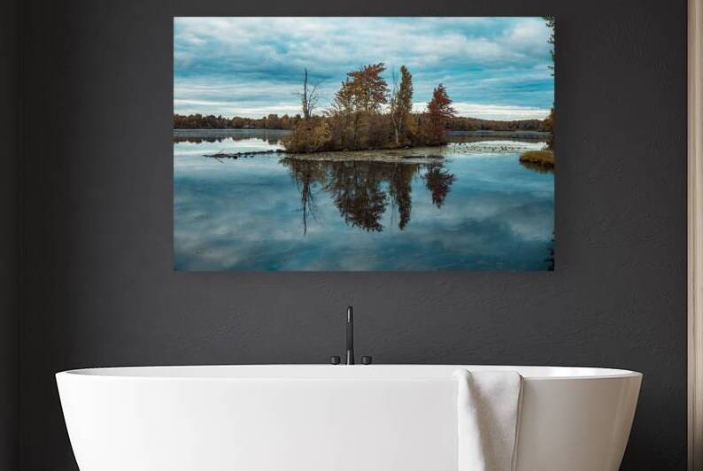 Autumns Perfect Mirror by Dream World Images