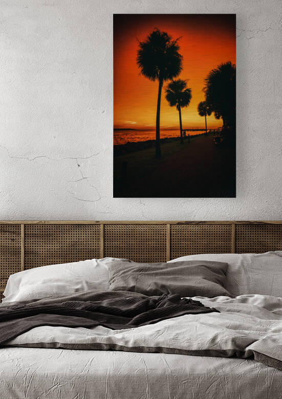 Sunset Stroll on Saint Simons Island by Dream World Images