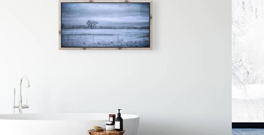 Wyomings Solitary Sentinel: A Moody Day in Fort Laramie by Dream World Images