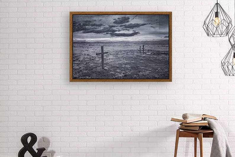 Silent Crosses: Fort Laramie Wyoming by Dream World Images