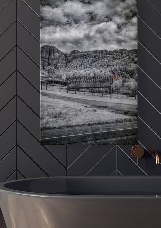 Rural American Ranch Scene by Dream World Images