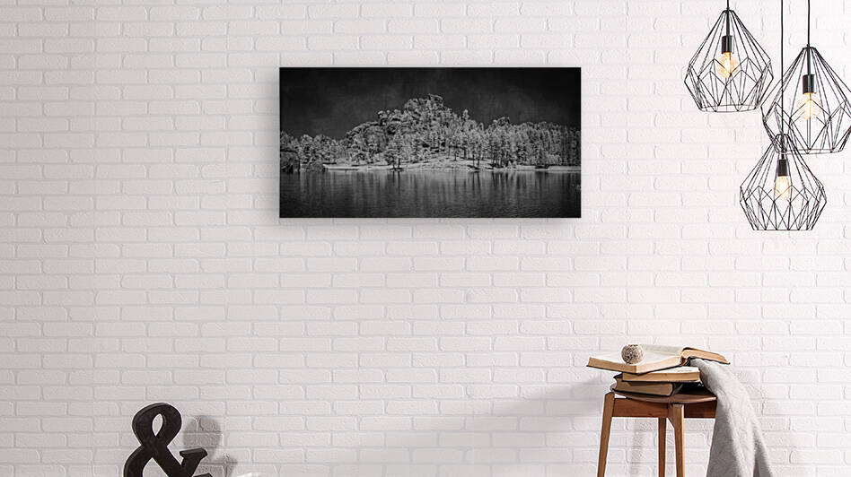 Mystic Shores: A Sylvan Lake Symphony by Dream World Images