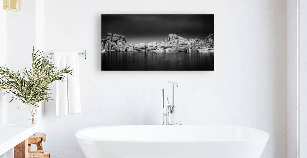 Mystical Moments: Sylvan Lake Infrared Rocks by Dream World Images