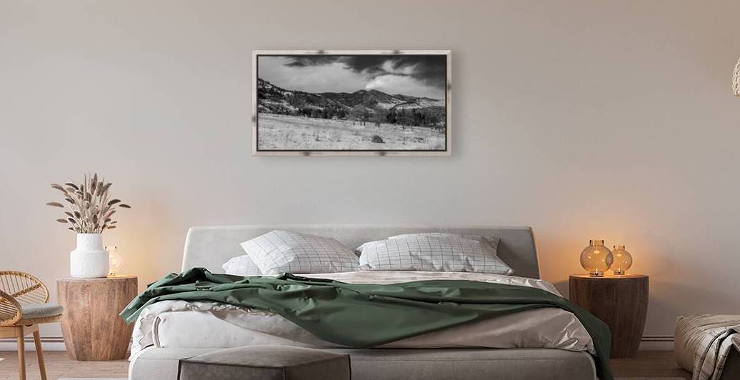 Chautauqua Chronicles: Exploring Chautauqua Flatirons in Monochrome by Dream World Images