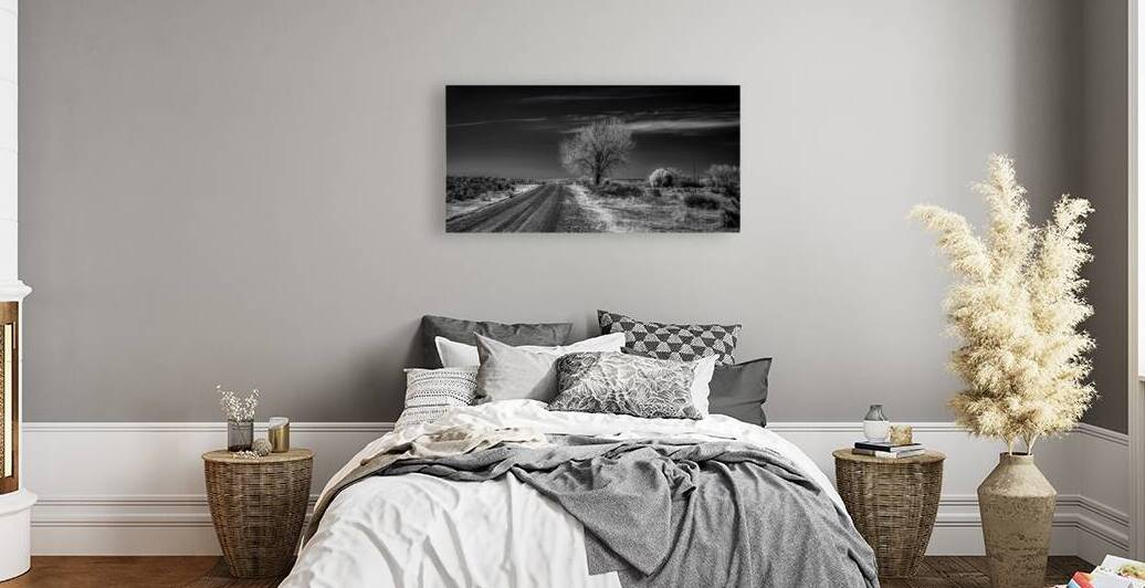 Ethereal Encounters: A Monochrome Journey Through Dawson New Mexico by Dream World Images