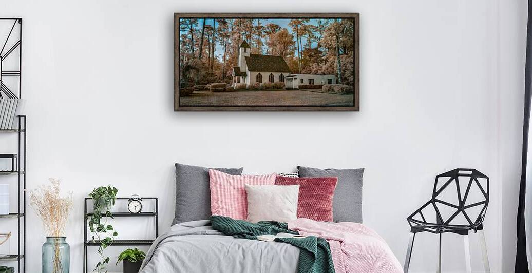 Spiritual Splendor: Capturing the Serenity of a Rural Church by Dream World Images