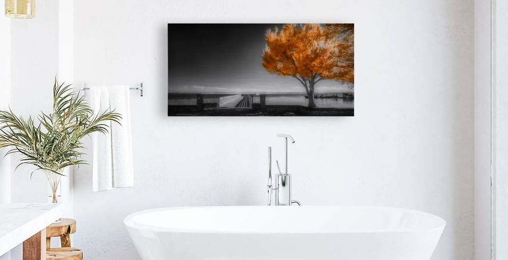 Surreal boardwalk by Dream World Images