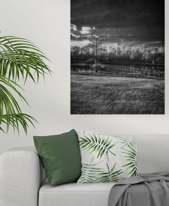 Gloomy Dock by Dream World Images