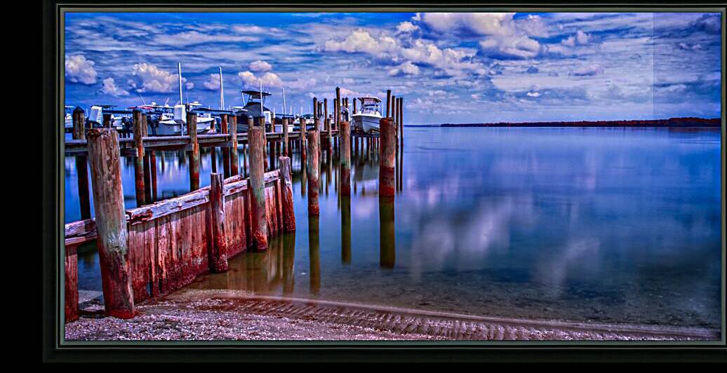 Long X Boat Ramp by Dream World Images