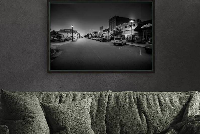 Exploring Beauforts Main Street: A Timeless Evening Stroll with My Wife by Dream World Images