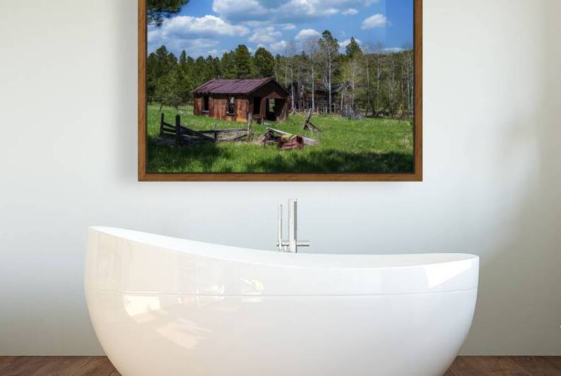 Forgotten Frontier: Ghost Town Garage by Dream World Images